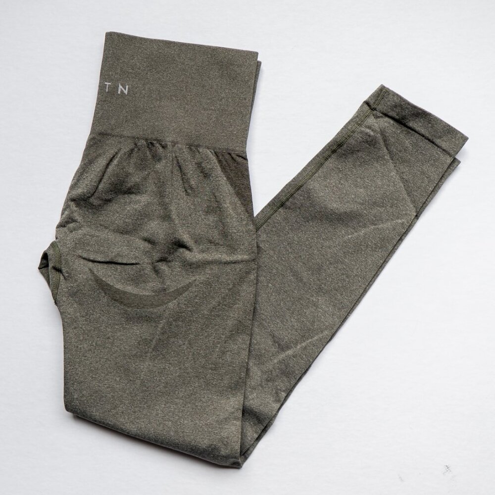 NVGTN Khaki Green Contour Seamless Leggings
